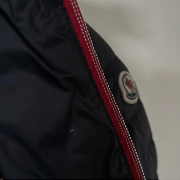 Moncler Kids Down Jacket Enfant Urzay Warm Puffer Coat Navy Boy Girl Size 6 - Picture 12 of 13
